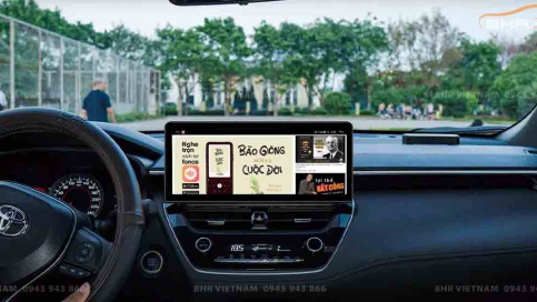 Màn hình DVD Android xe Toyota Corolla Cross | Màn nguyên khối 12.3 inch
